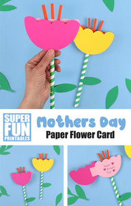 Paper flower card
