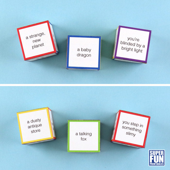 Roll A Story creative writing dice