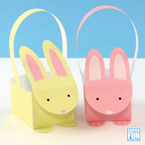 Bunny Basket paper craft