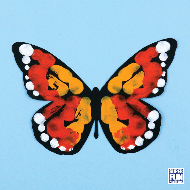 Butterfly Squish Art