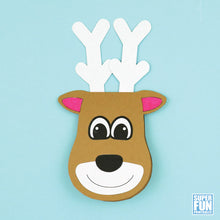 Candy cane reindeer card