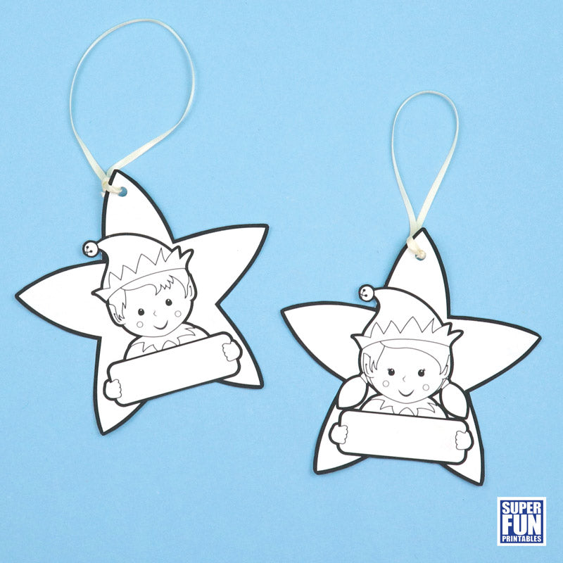 Elf Star Ornament