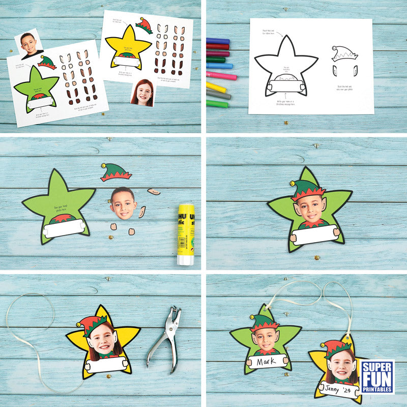 Elf Star Ornament