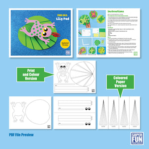 Frog on a Lily Pad – Super Fun Printables