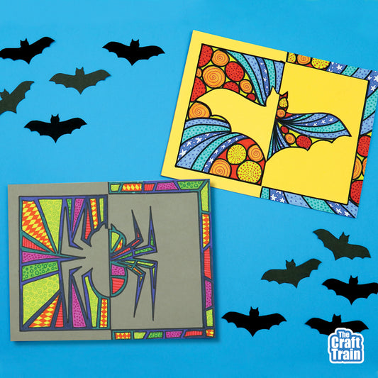 Halloween Positive Negative Art
