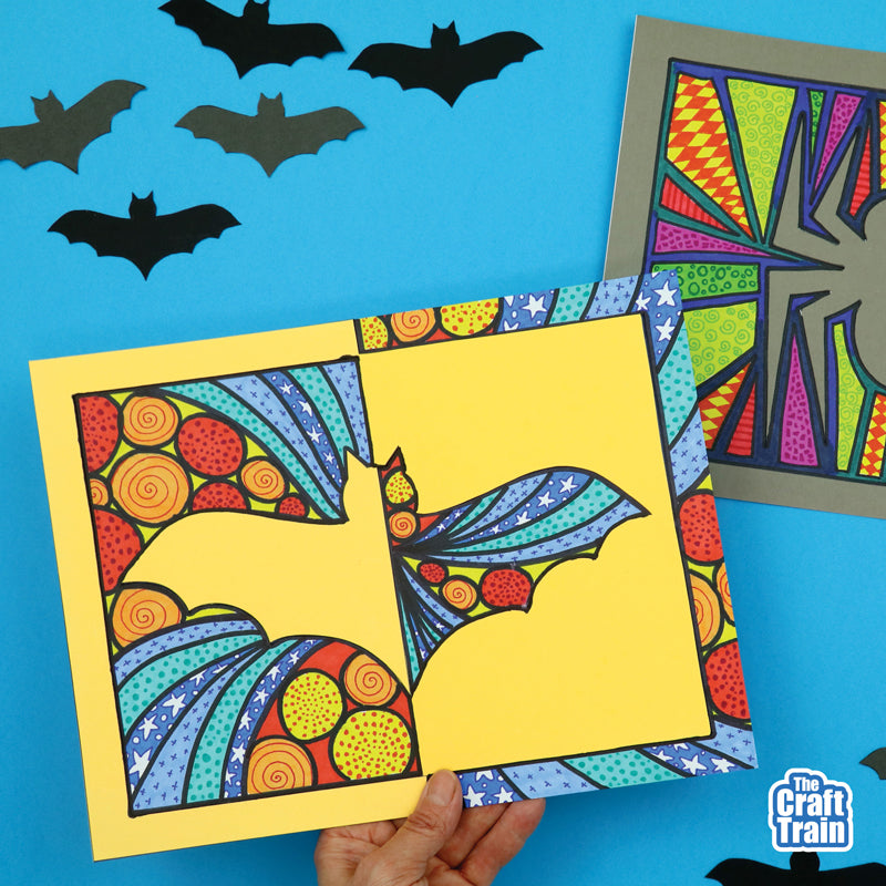 Halloween Positive Negative Art