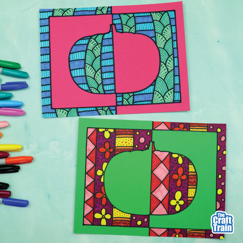Halloween Positive Negative Art
