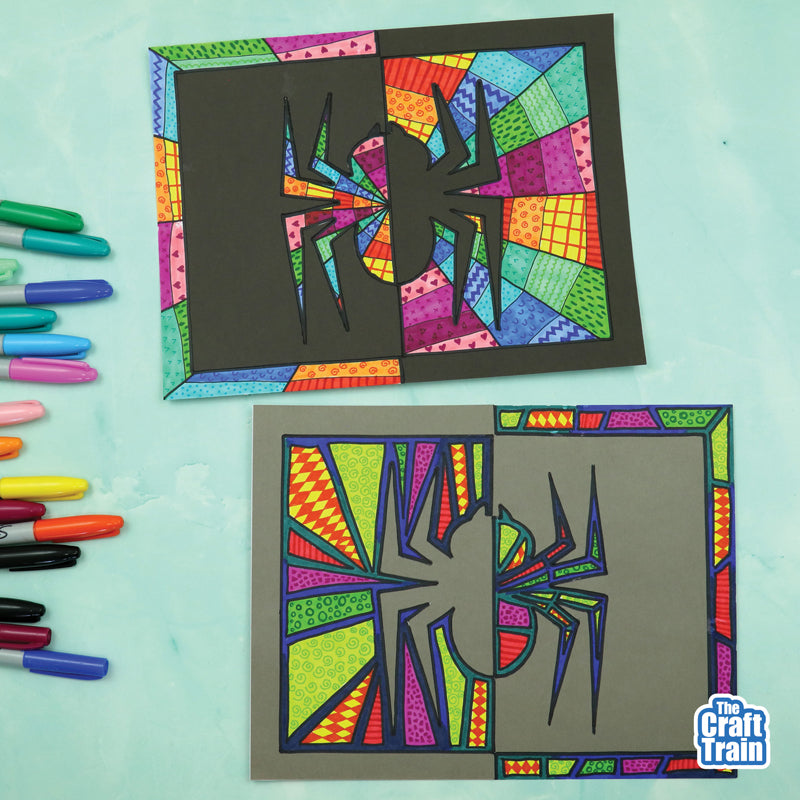 Halloween Positive Negative Art
