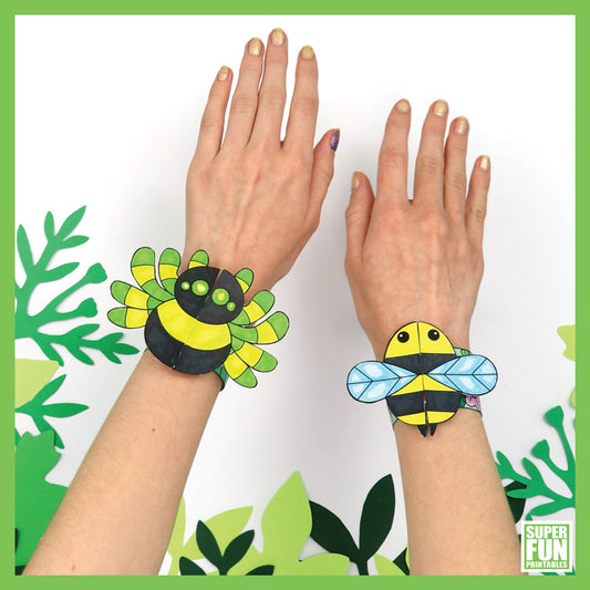 Insect Paper Bracelets