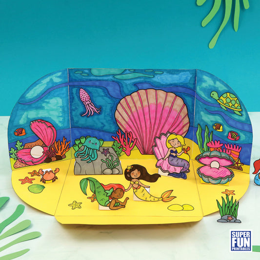 Mermaid Paper Playland