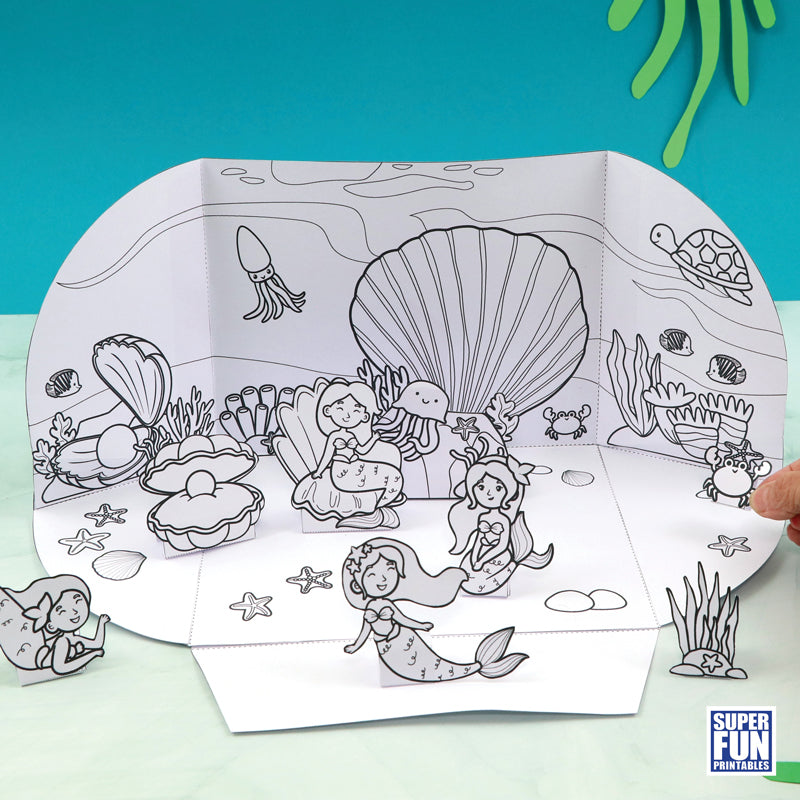 Mermaid Paper Playland