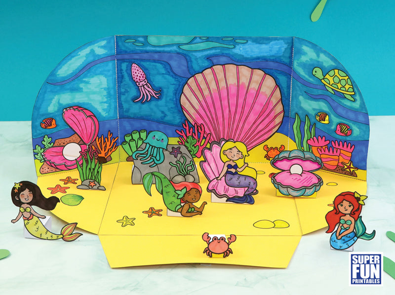 Mermaid Paper Playland