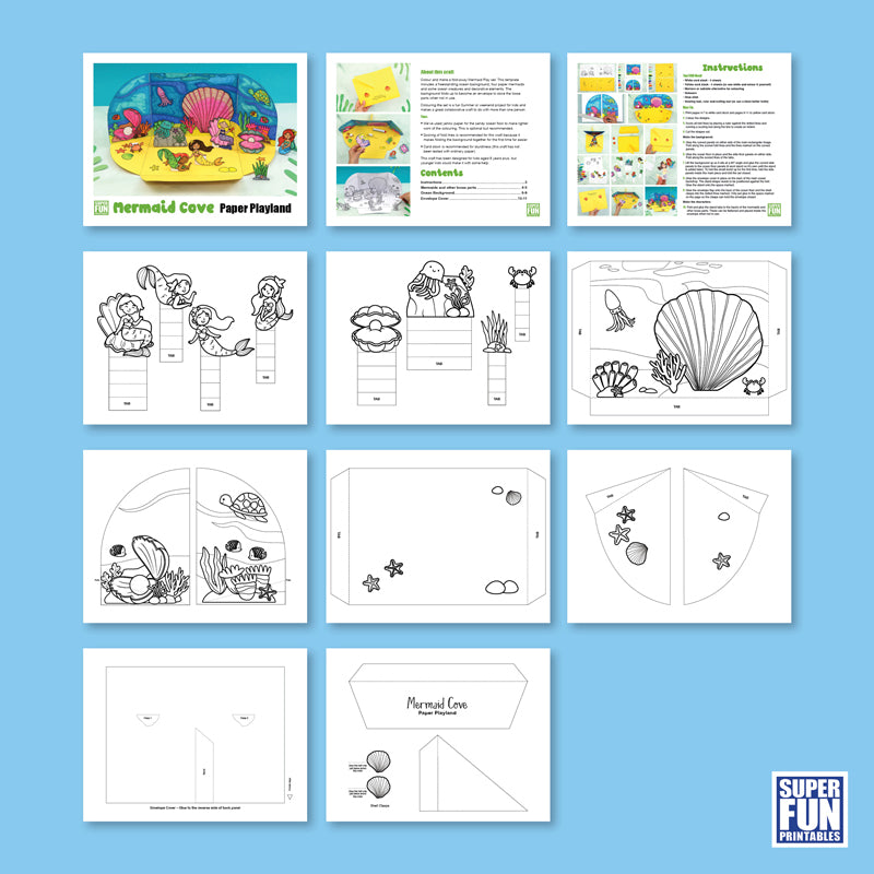 Mermaid Paper Playland