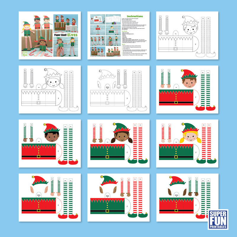 Paper Shelf Elf
