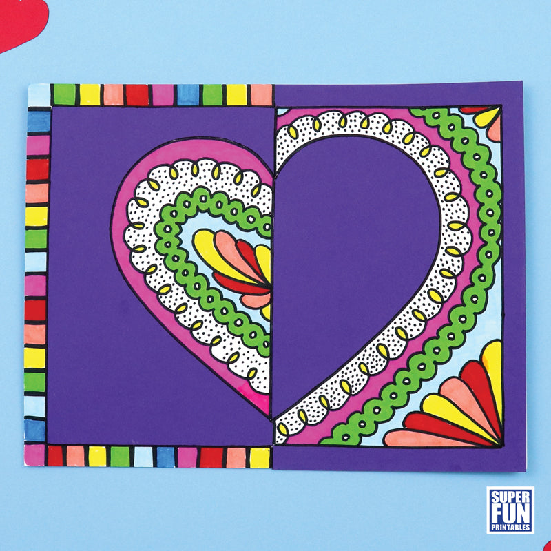 Positive Negative Heart Art