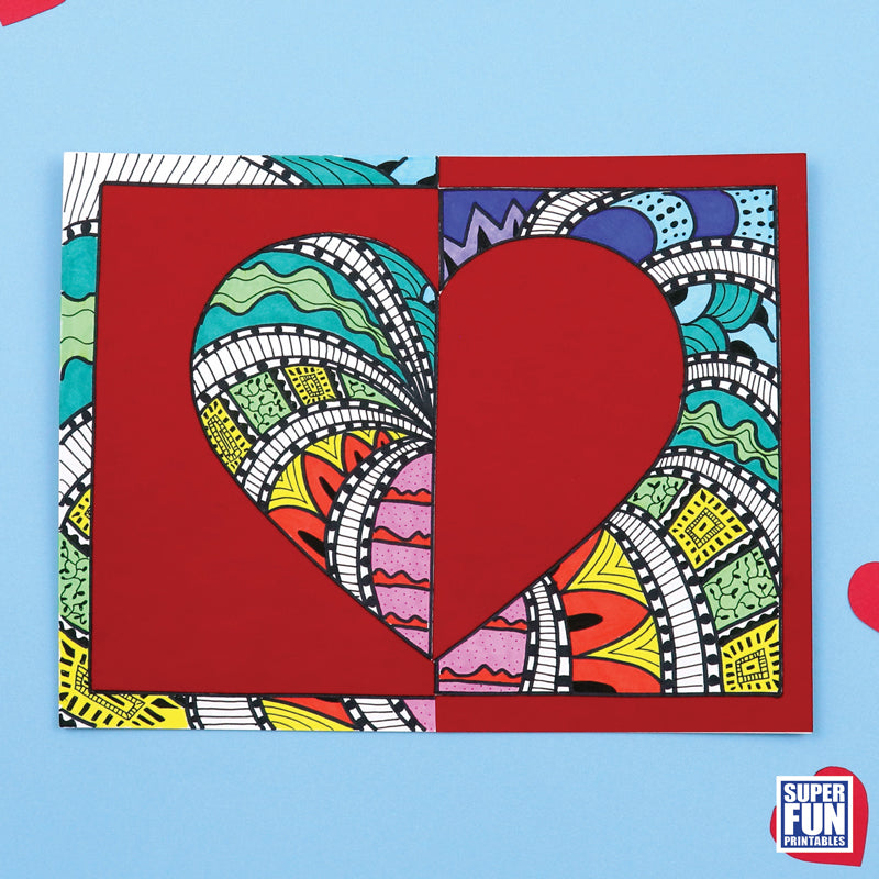 Positive Negative Heart Art