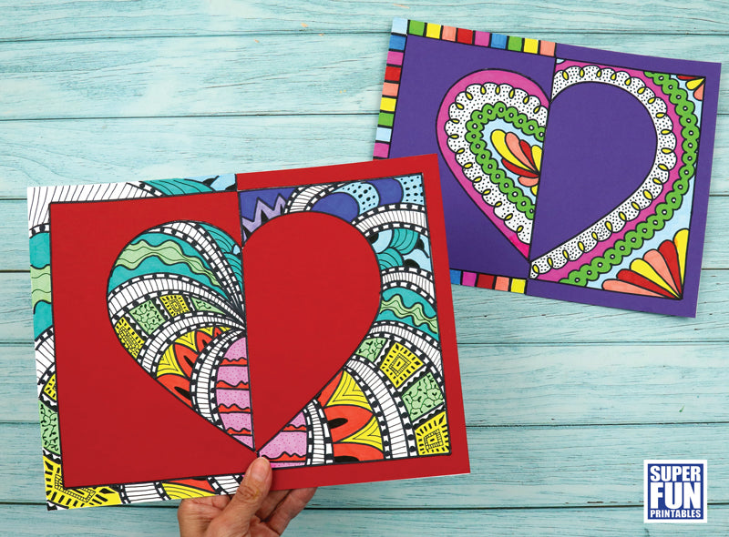 Positive Negative Heart Art