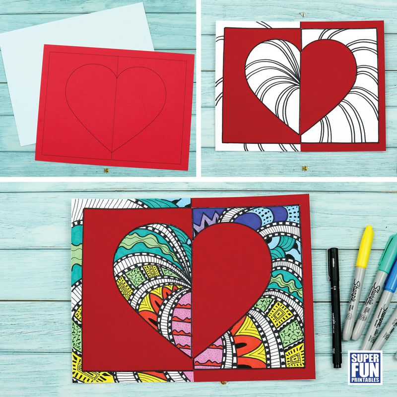 Positive Negative Heart Art