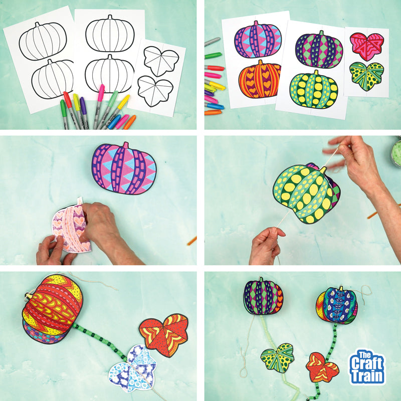 Pumpkin Pattern Art Spinner