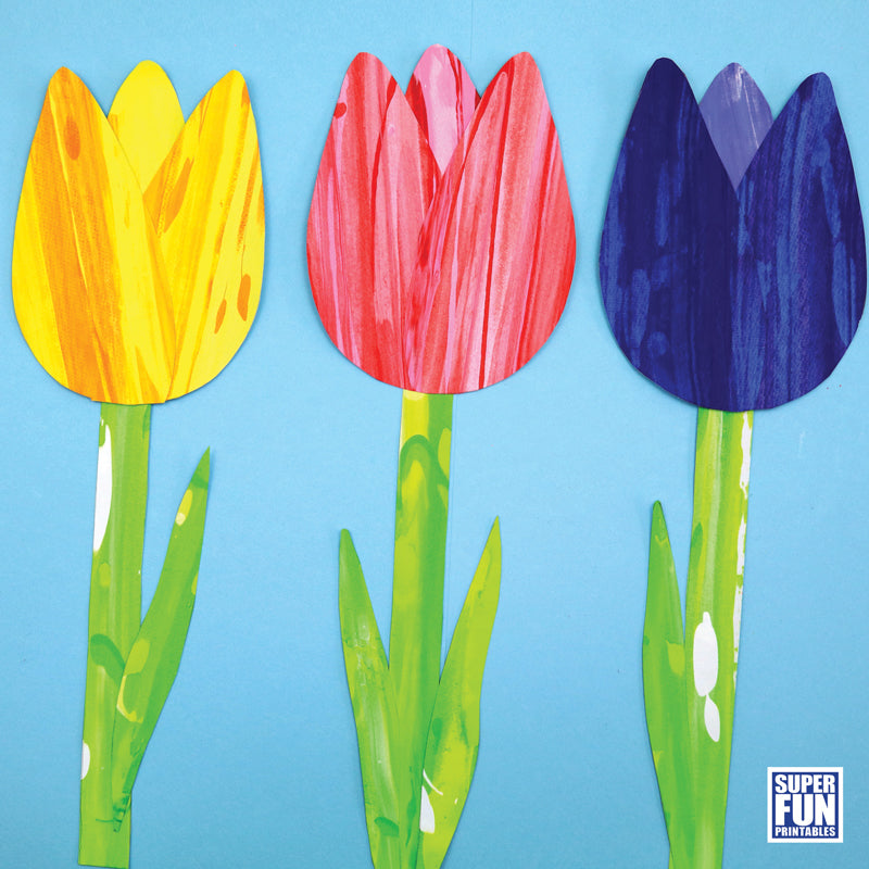 Scrape Art Flower Bundle
