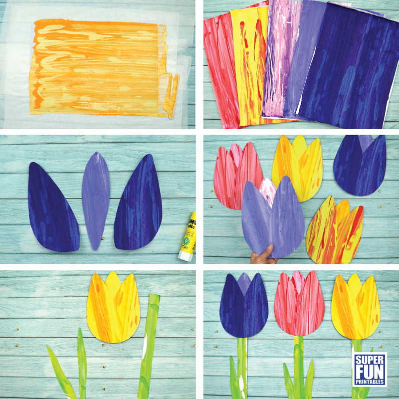 Tulip Scrape Art