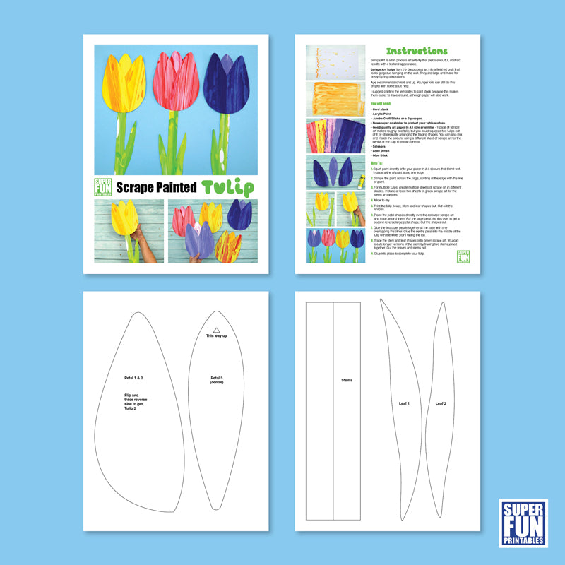 Tulip Scrape Art