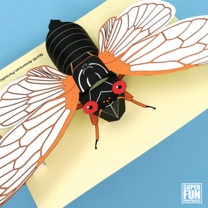 3D Paper Cicada