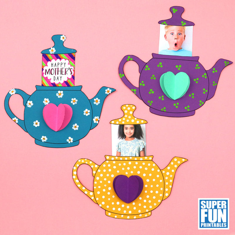 Teapot Mother's Day Card