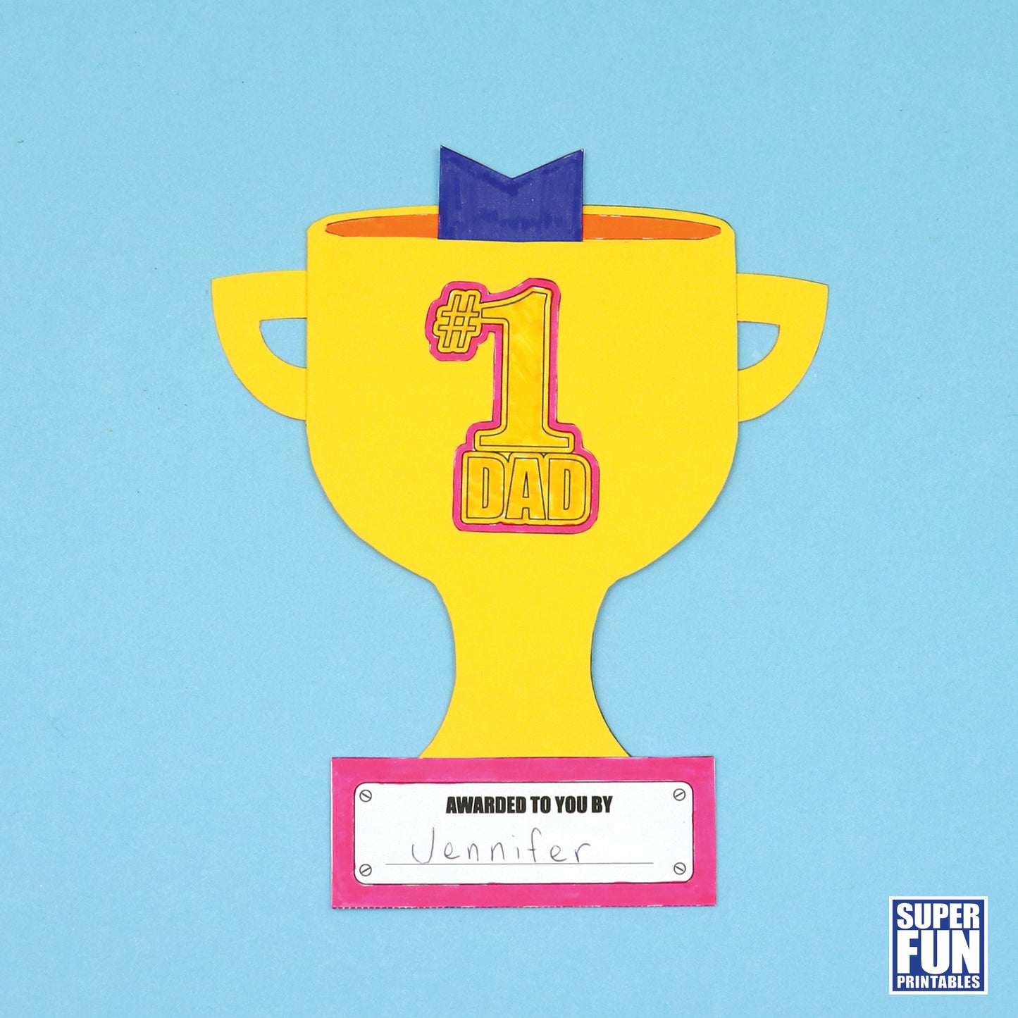 Father's Day Trophy Card