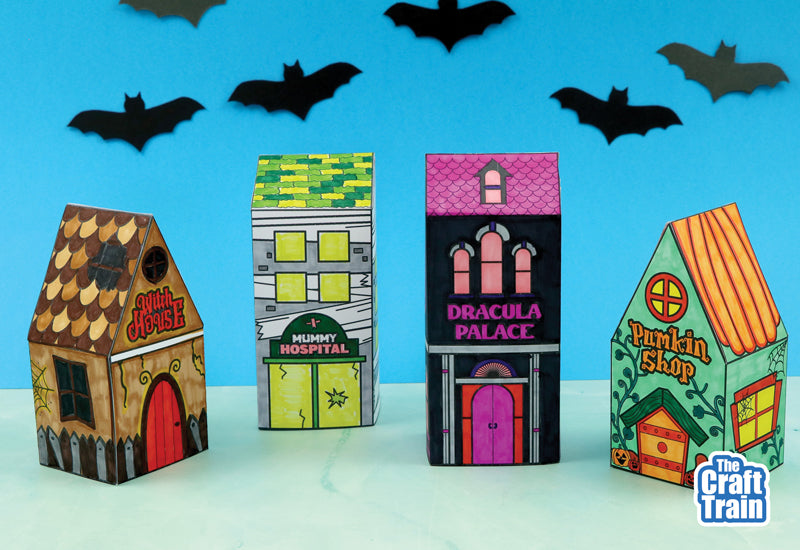 Halloween Paper Village