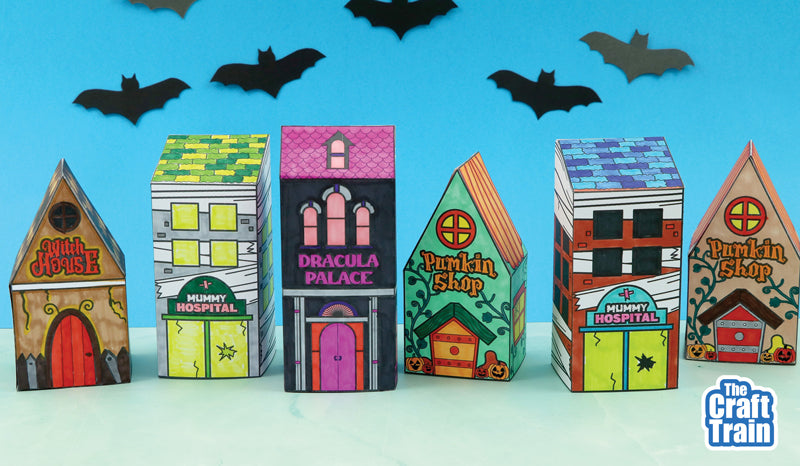 Halloween Paper Village