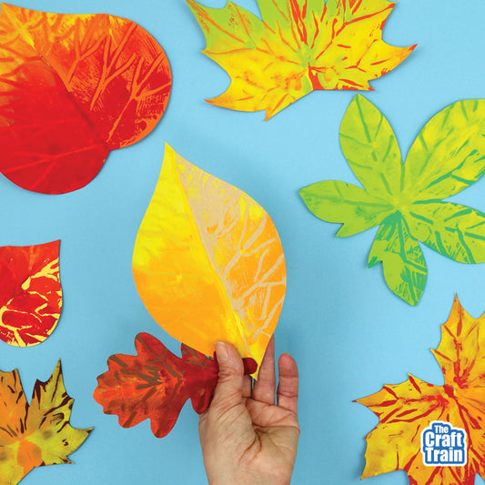 Leaf Squish Art