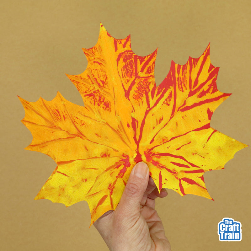Leaf Squish Art