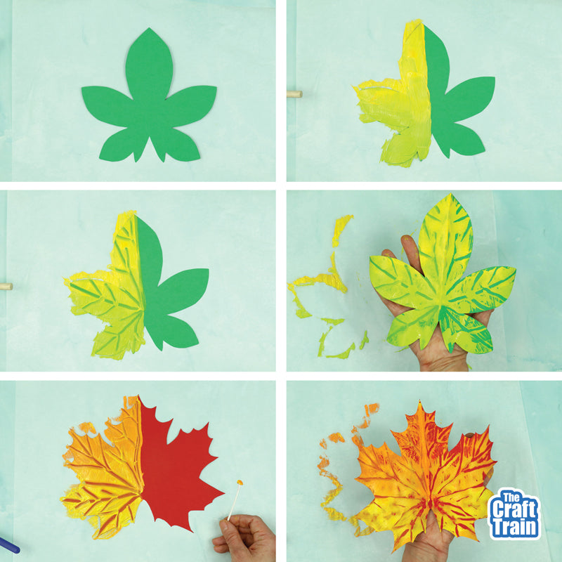 Leaf Squish Art