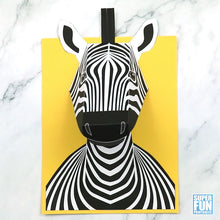 3D Zebra portrait