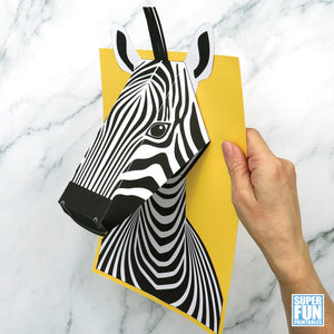 3D Zebra portrait