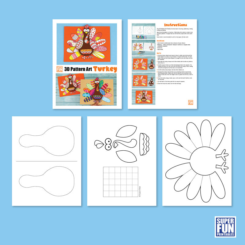 Turkey Pattern Art