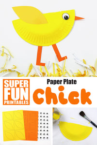 Paper Plate Chick
