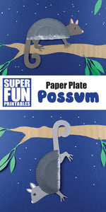 Paper plate Ringtail Possum