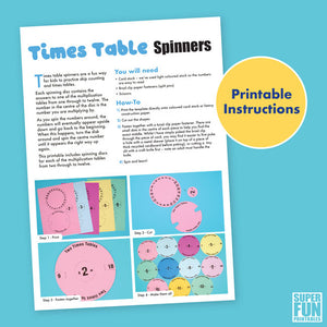 Times Table Spinners