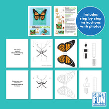 3D Monarch Butterfly craft