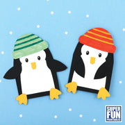 Penguin card – Super Fun Printables