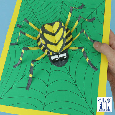3D paper spider