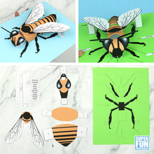 3D paper bee