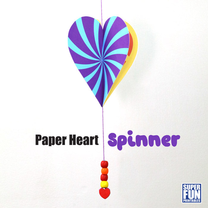 Paper Heart Spinner