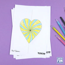 Paper Heart Spinner