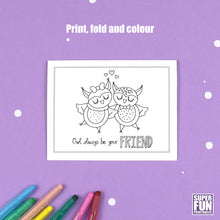 Colouring Valenintine's Day cards