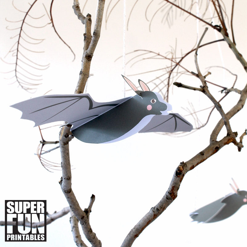 Flying paper bat