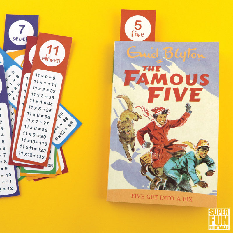 Times Table Bookmarks