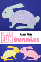 Paper plate bunny
